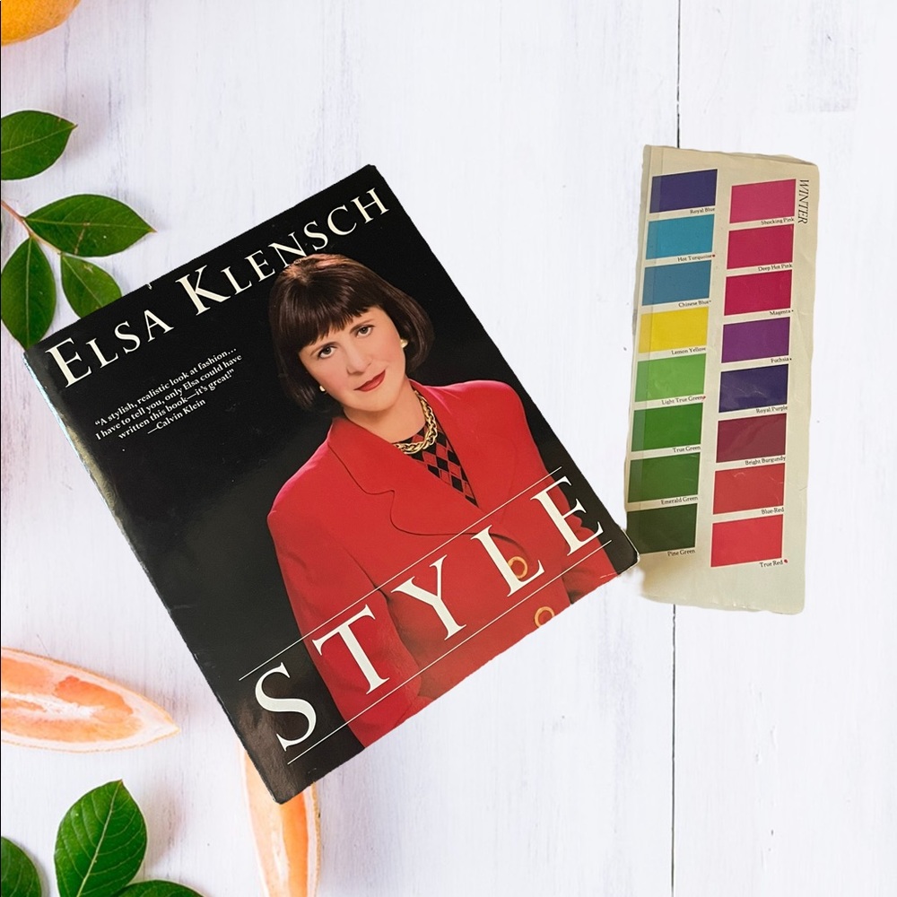 Elsa Klensch Style Book Autographed 1st Edition